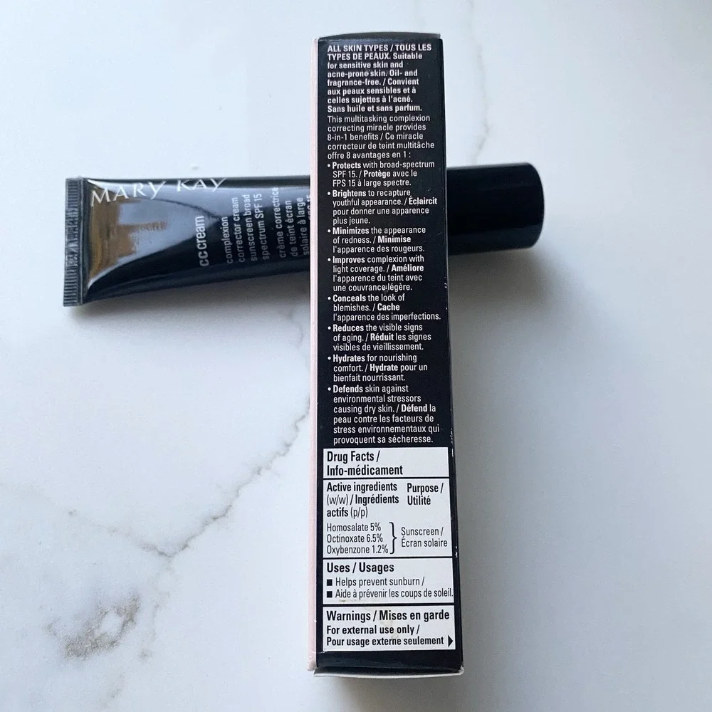 Mary Kay CC Cream Sunscreen Broad Spectrum SPF 15  072825 Deep 1 fl oz 6/24‎ Exp